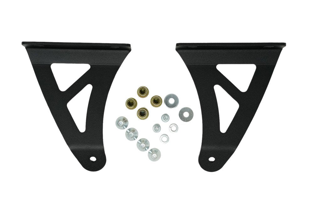 52" Curved LED Light Bar Roof Brackets Kit For 2003-2024 Toyota 4Runner