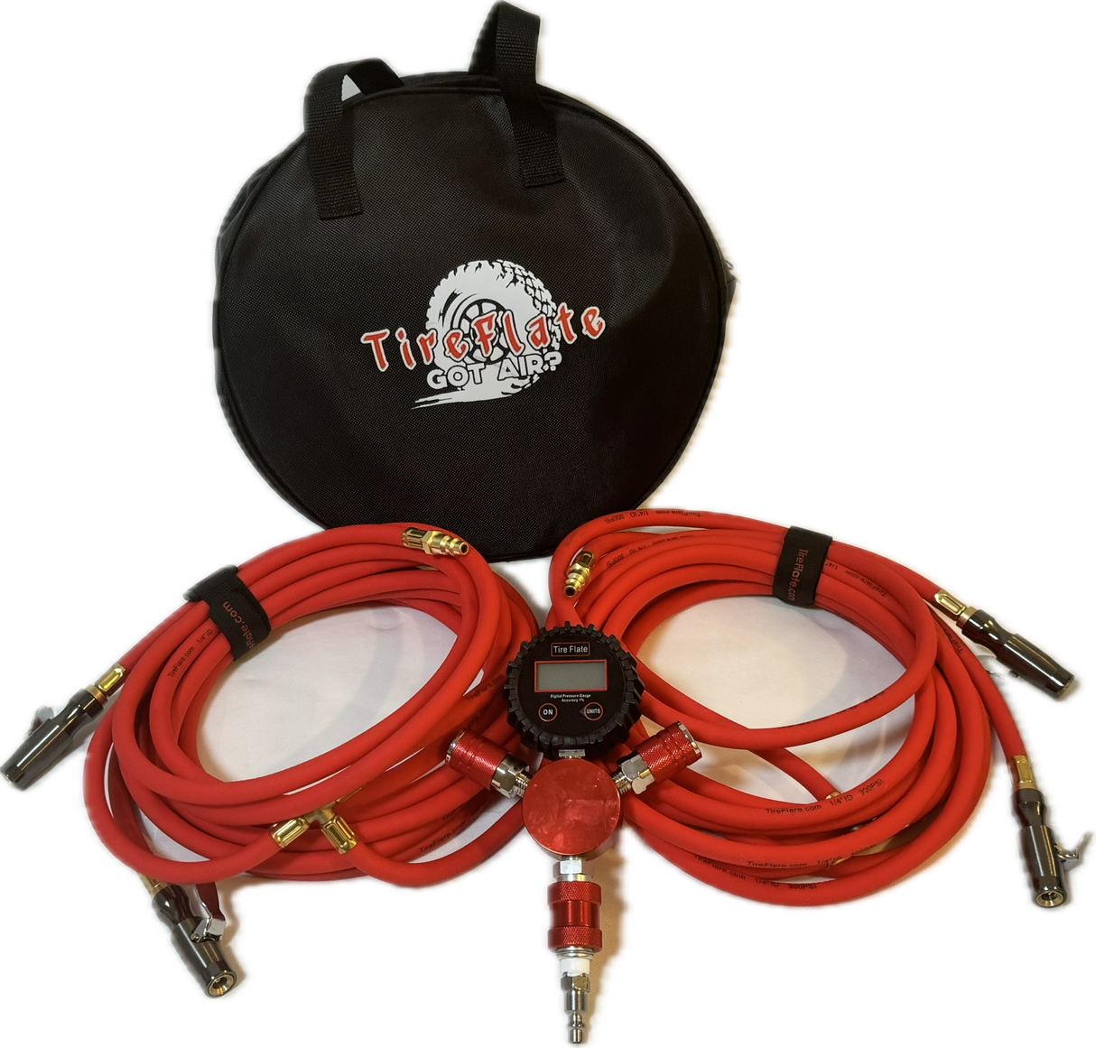 LN-176 Long Nose Chuck, 4 Tire Inflation/Deflation High Quality System for 4 door Trucks W/Bag