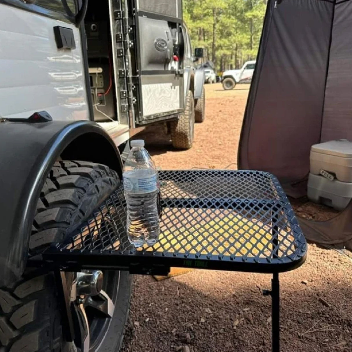 SMALL - Aluminum Camping Tire Table