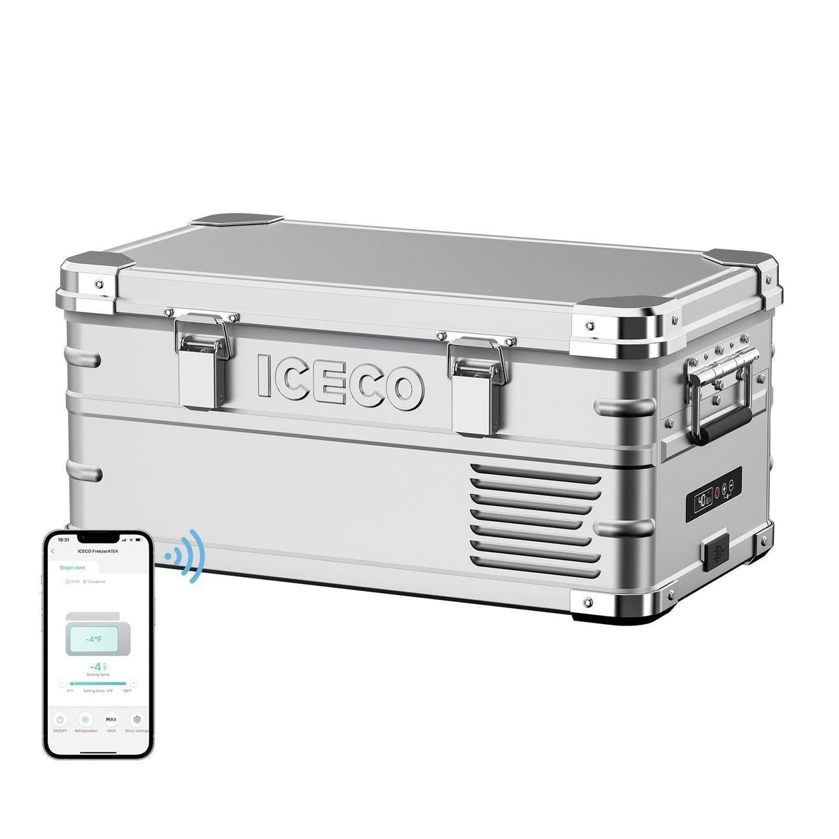 APL20 Light Duty Aluminum Silver Freezer Single Zone | ICECO | 20 LT
