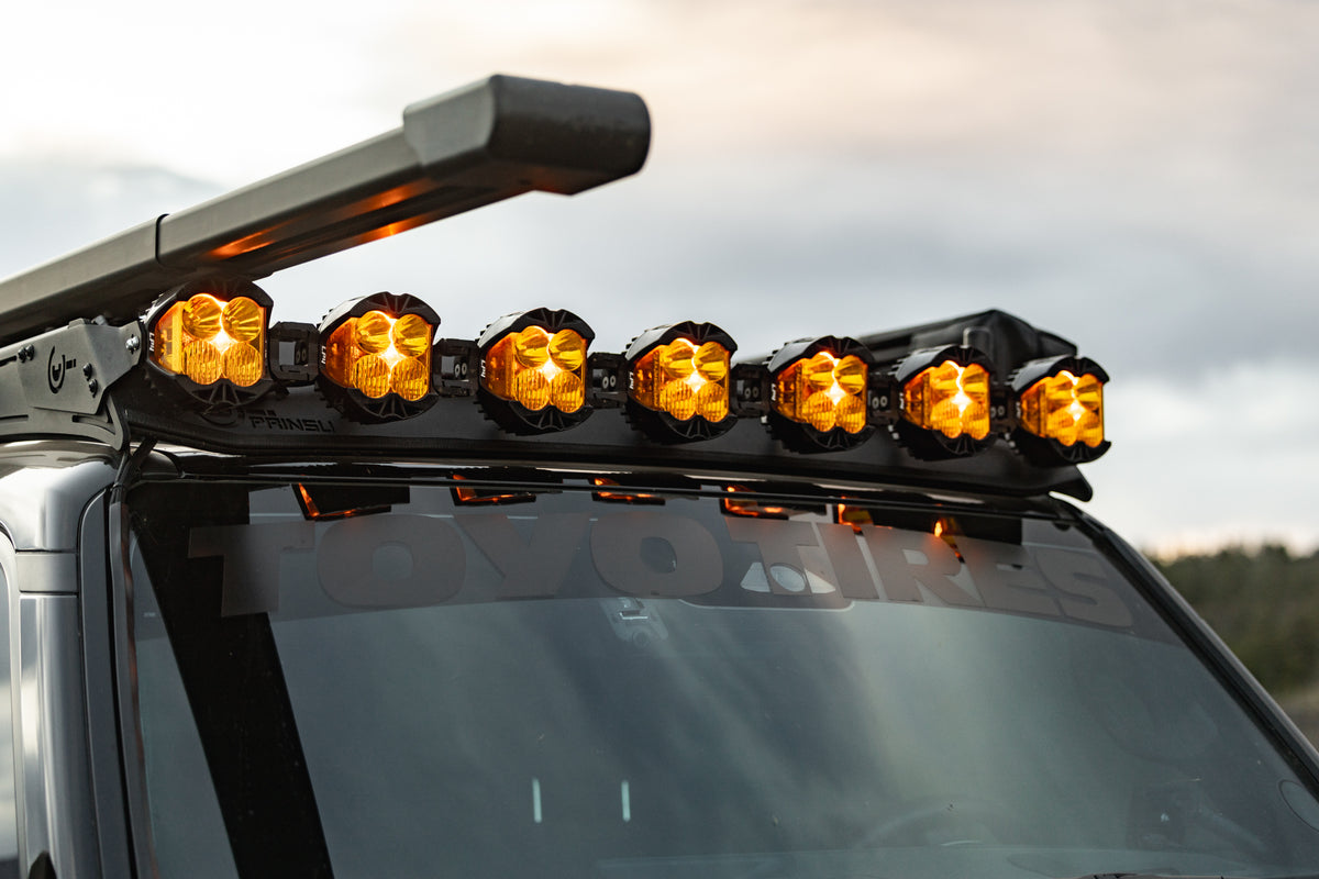 Prinsu Front-Facing Light Bar Brackets - Baja LP4 Light Pods