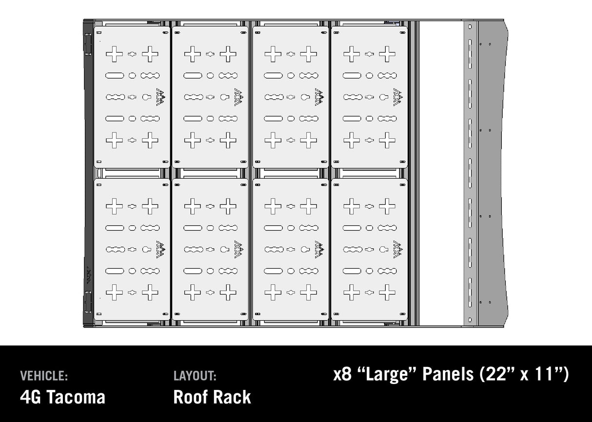 Toyota Tacoma 4th Gen (2024+) DRIFTR Roof Rack