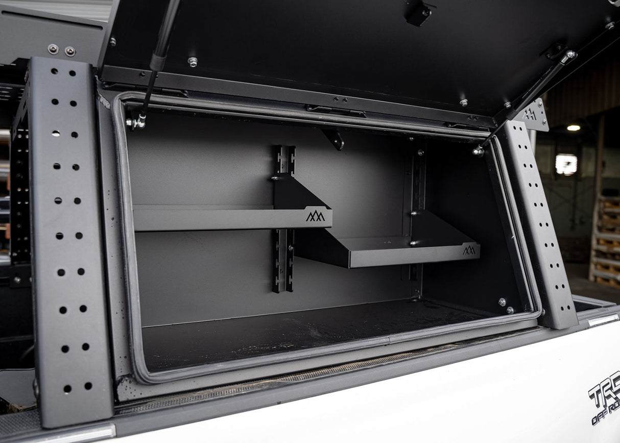 Aluminum Bed Rack Storage Box - Toyota Tacoma