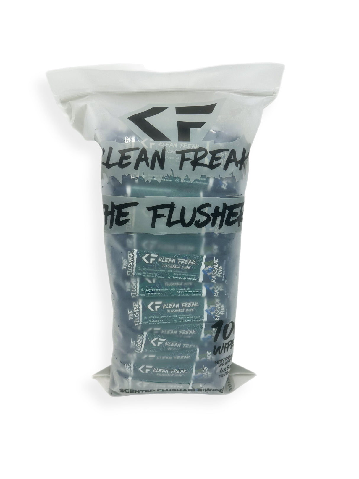 The Flusher - 100 Pack - Flushable Wipes