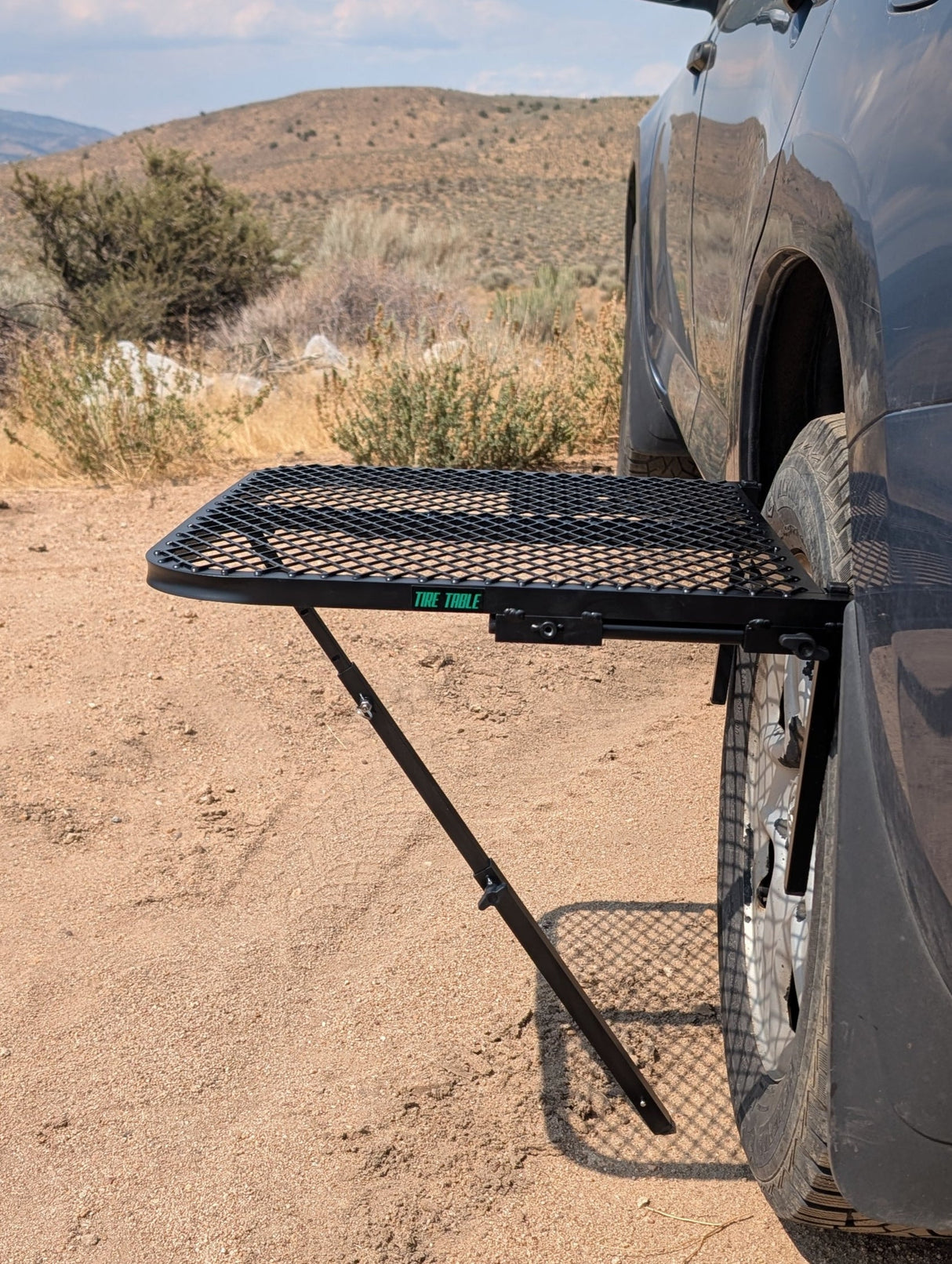 SMALL - Aluminum Camping Tire Table