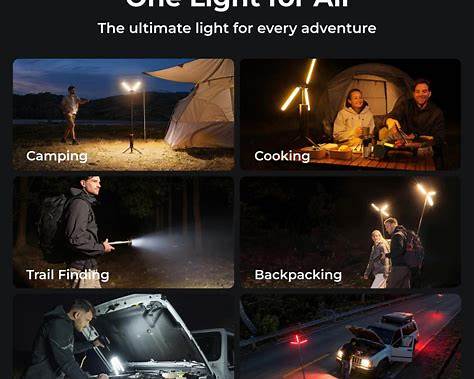 Bouge RV Telescoping Light- Black