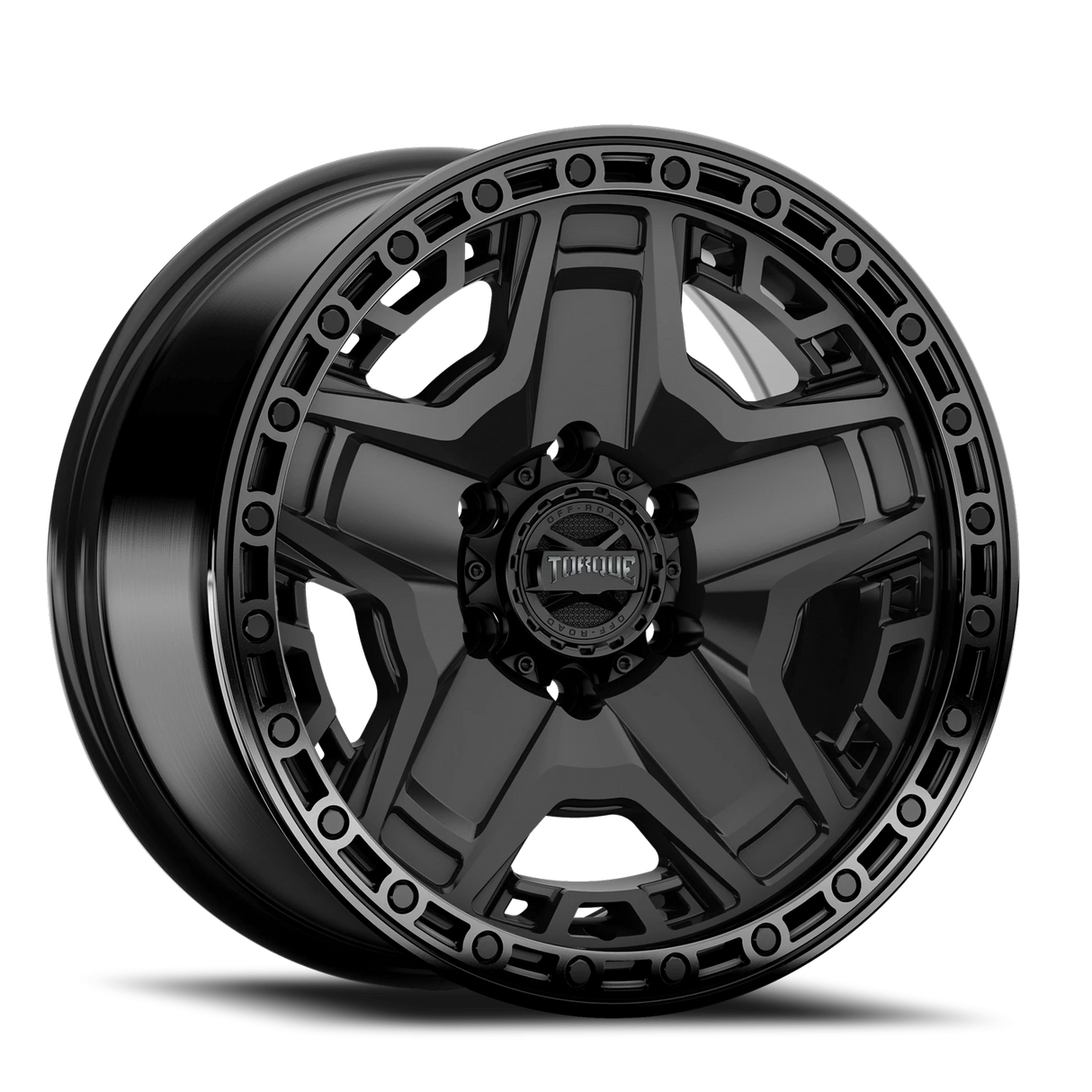 Torque Blackhawk TW448R Satin Black with Gloss Black Lip