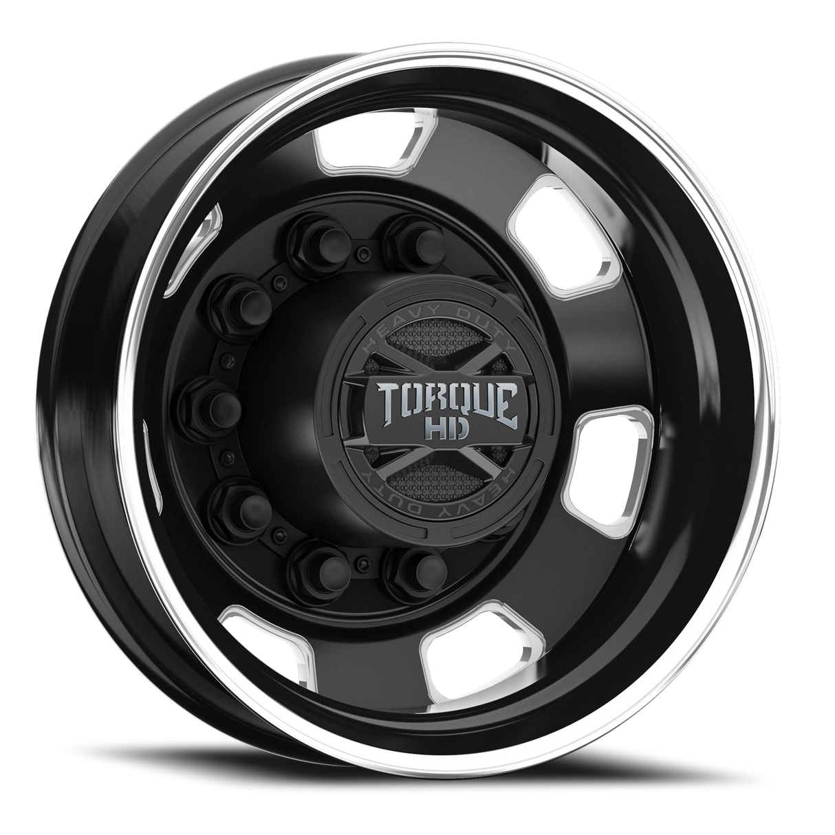 Torque HD Luxe TW642F Gloss Black Milled Spoke