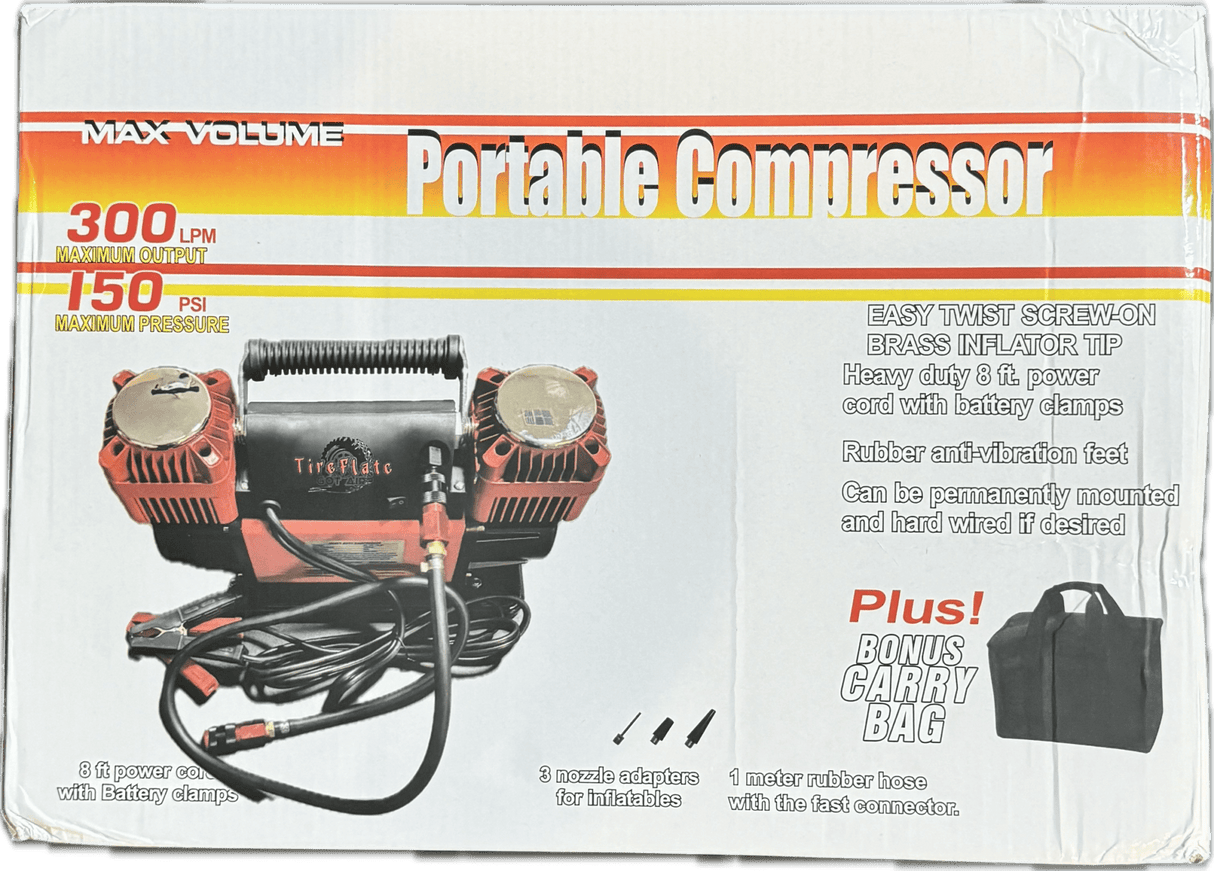 Digital 300LPM 12V Twin Cylinder Offroad, Overland Air Compressor