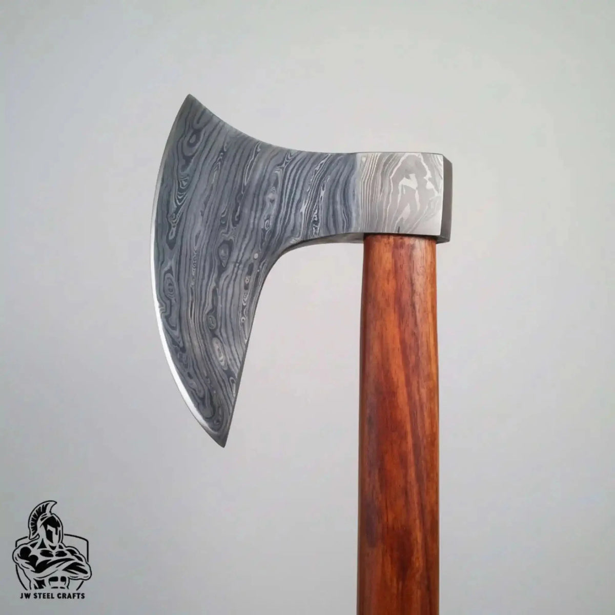 Hook Claw Damascus Axe with Rosewood Handle for Wood Processing