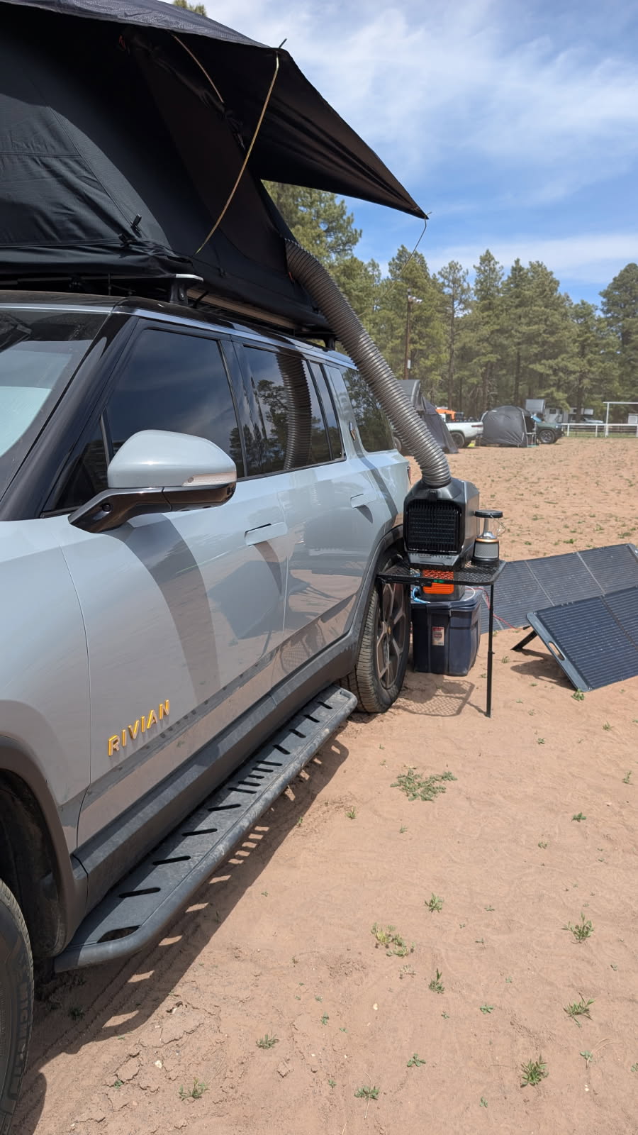 SMALL - Aluminum Camping Tire Table