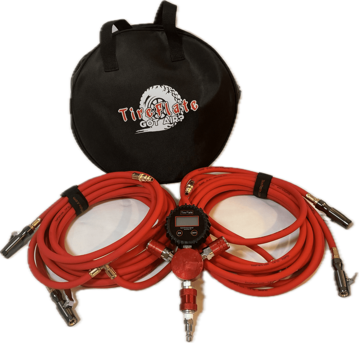 LN-176 Long Nose Chuck, 4 Tire Inflation/Deflation High Quality System for 4 door Trucks W/Bag