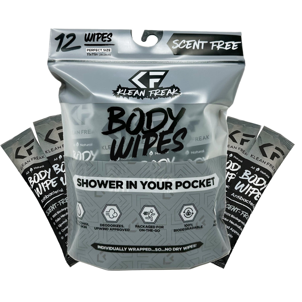 Body Wipes - 12 Pack