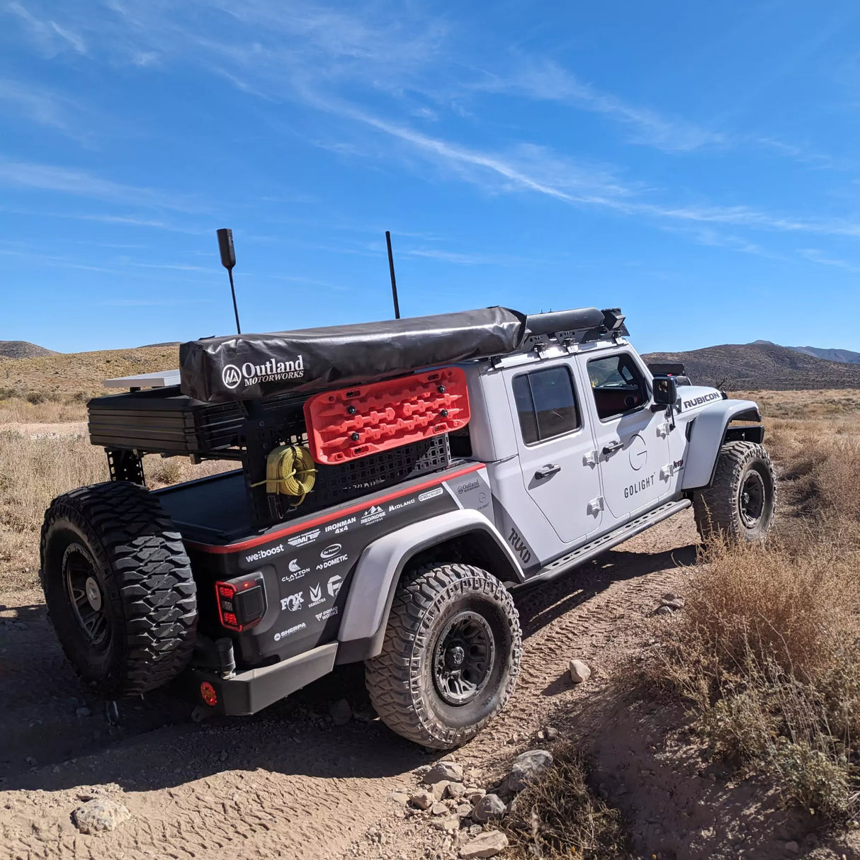 TRUKD  T Series Overlander Bed Rack Configuration