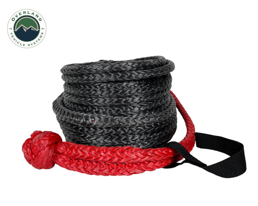 Brute Recovery Winch Line With Synthetic Soft Shackle 3/8 Inch x 99 Feet Overland Vehicle Systems