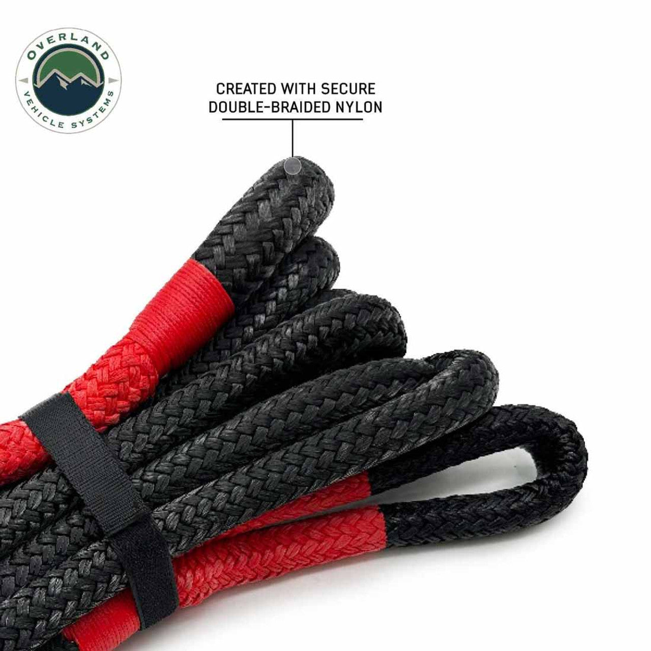 Brute Kinetic Recovery Rope 5/8 Inch x 20 Foot With Storage Bag Overland Vehicle Systems