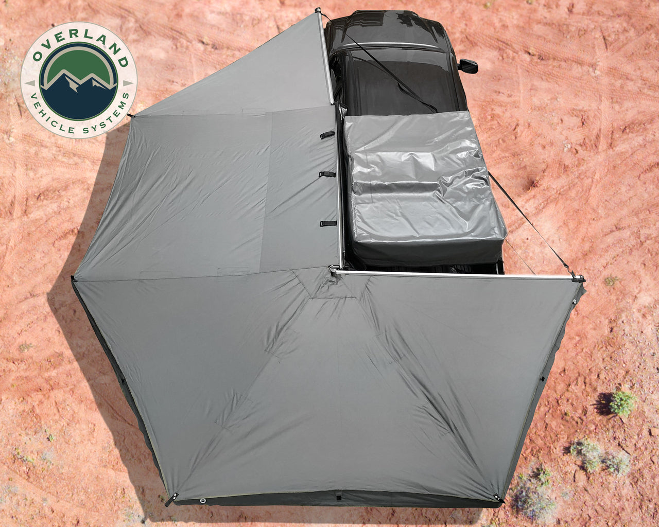 Nomadic 270 Driver Side Awning with Bracket Kit for Mid - High Roofline Vans Overland Vehicle Systems