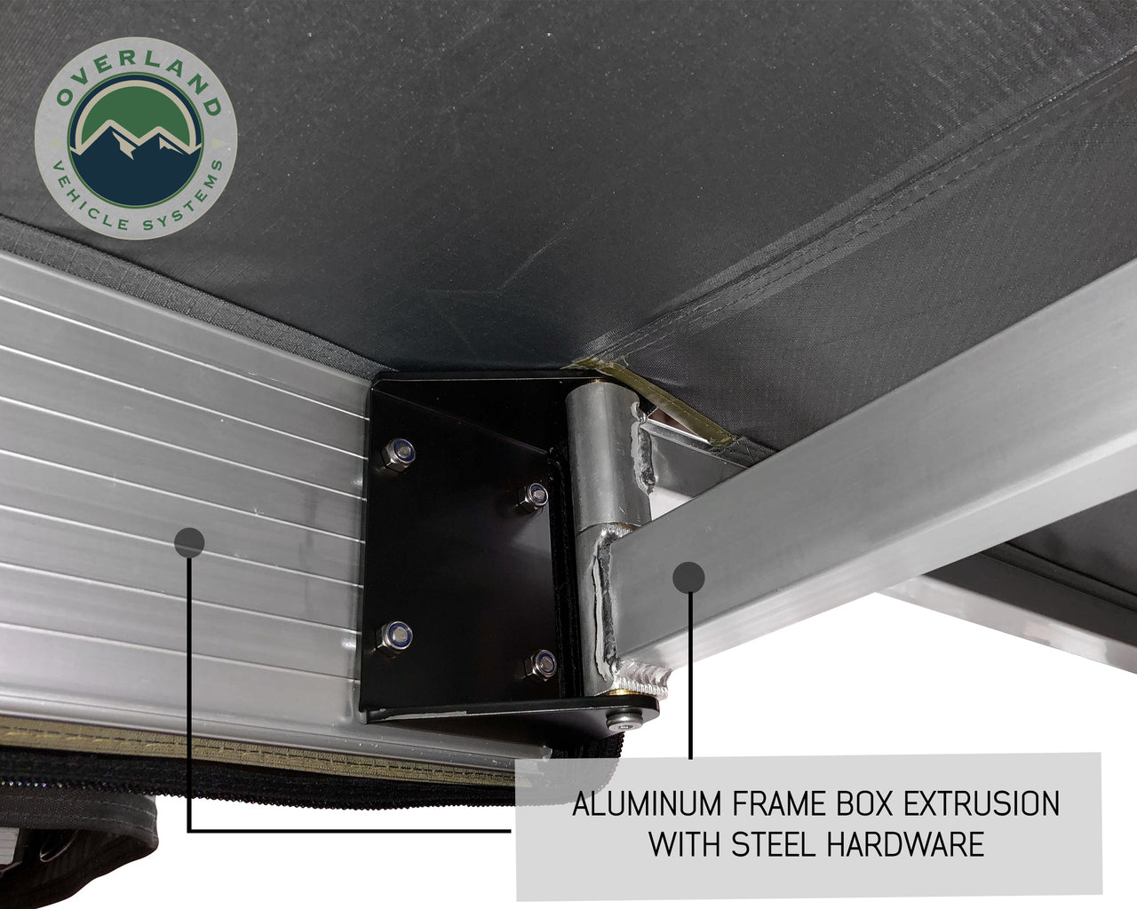 Freestanding 270 Degree Awnings For Mid - High Roofline Vans Driver side Overland Vehicle Systems