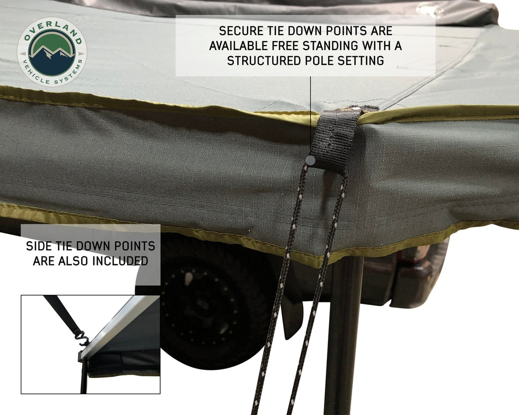 270 Degree Awning Free Standing - Nomadic 270 LT - Dark Gray Overland Vehicle Systems