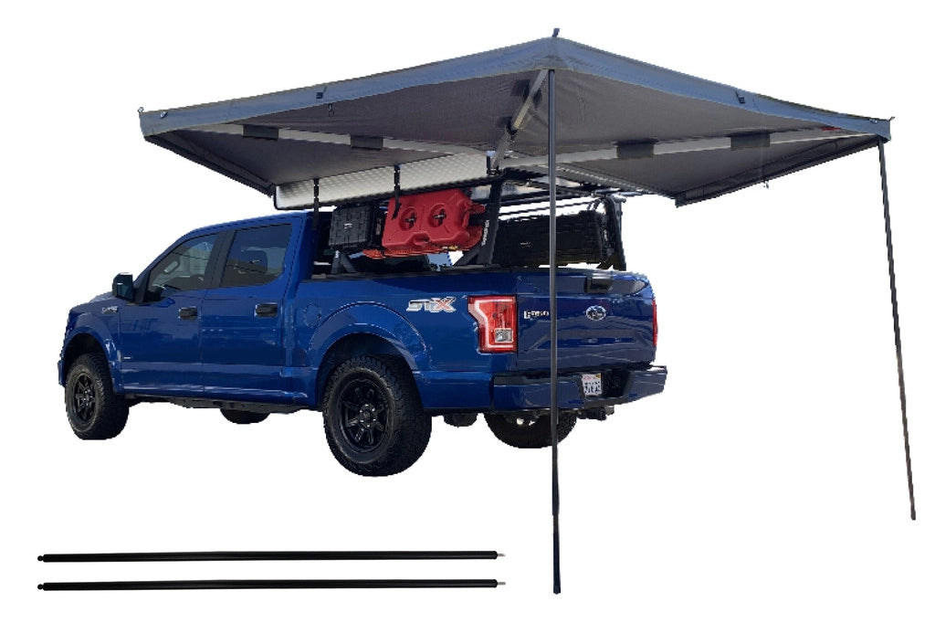 Freestanding 270 LT Degree Awnings With Walls Driver Side Overland Vehicle Systems