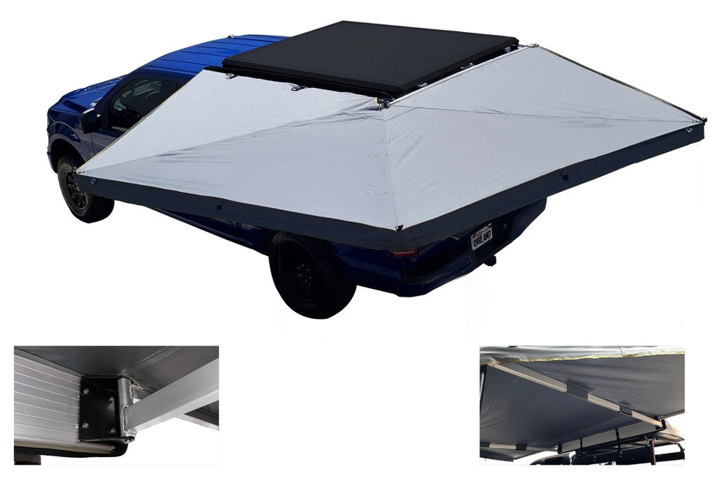 Freestanding 270 LT Degree Awnings With Walls Driver Side Overland Vehicle Systems