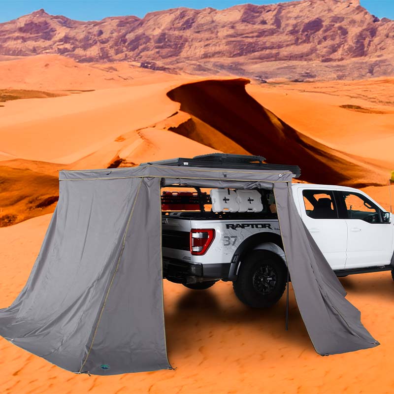 Nomadic 270LT Awning Wall 2 Piece Kit for Driver Side Overland Vehicle Systems