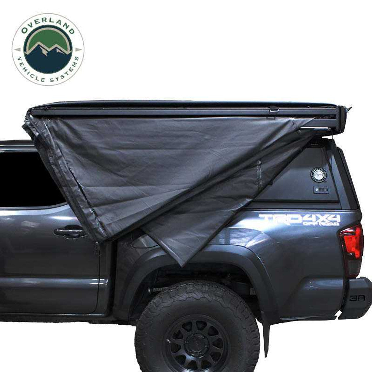 XD Nomadic 270 - Awning, Lights, Black Out, Wall Kit, Passenger Side, Black Body, Black Trim and Black Travel Cover Overland Vehicle Systems