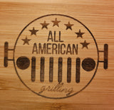 Ace of Blades Cutting Board 9.5x14 | LasVegas Overlanding