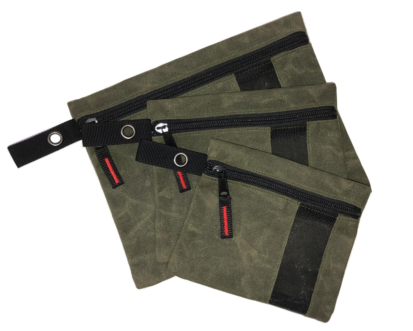 Waxed Canvas - Small Size Utility Bags with Pockets Overland Vehicle Systems