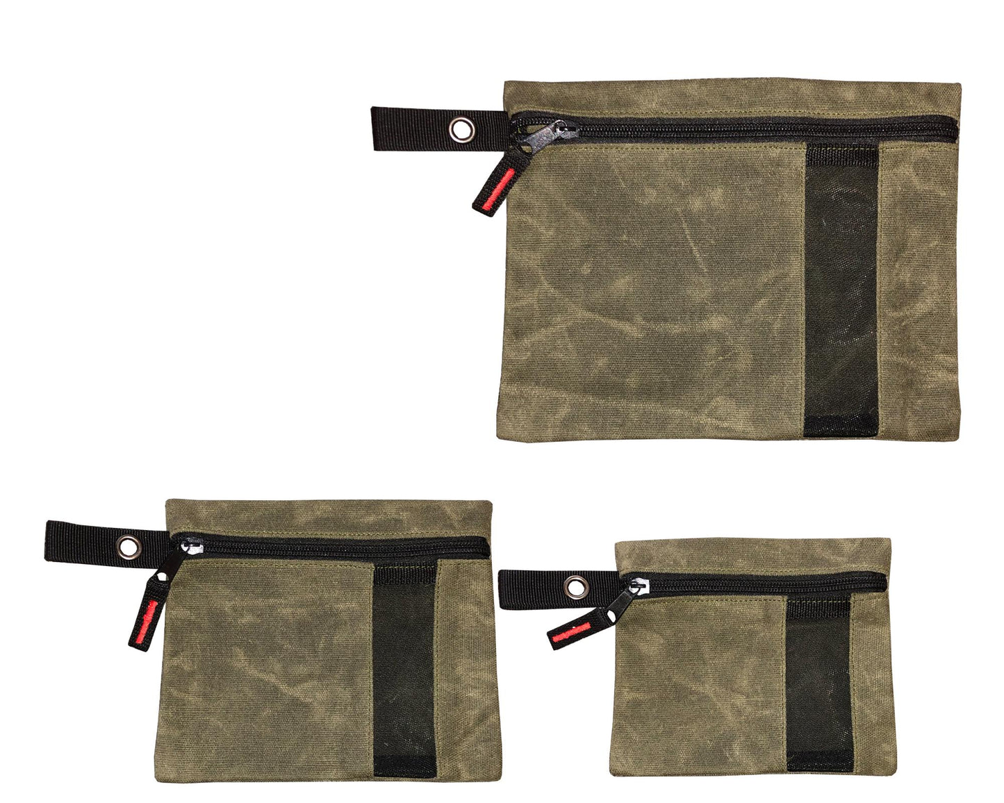 Small Bag Set of 3 #12 Waxed Canvas Overland Vehicle Systems