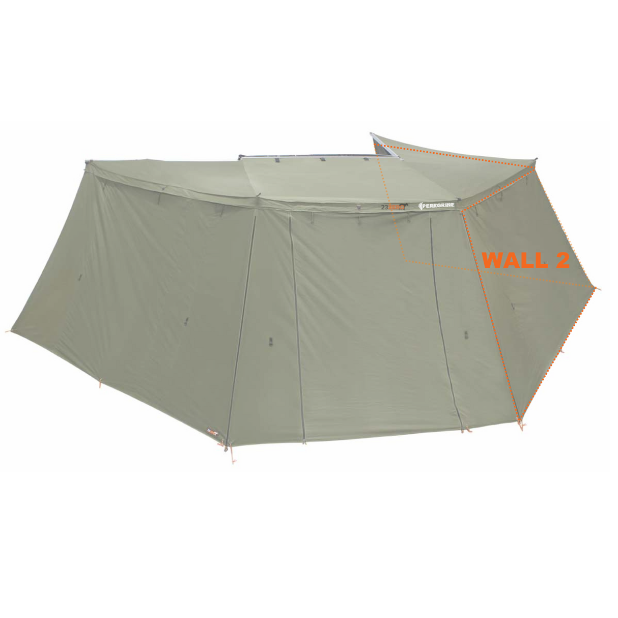 CO-Peregrine 270 Left 1.0 Wall Set (W1+W2 Fits 5 Arm Awnings)