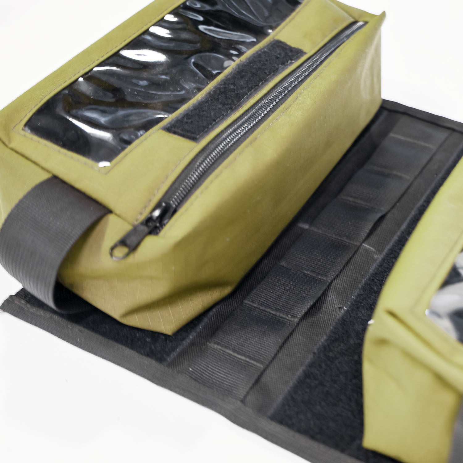 Up-Cycled 90L Organizing Kit Panel + Three Pouches (Fits 90L Lid)