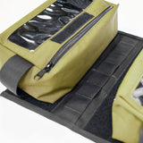 Up-Cycled 90L Organizing Kit Panel + Three Pouches (Fits 90L Lid)