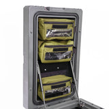 Up-Cycled 90L Organizing Kit Panel + Three Pouches (Fits 90L Lid)