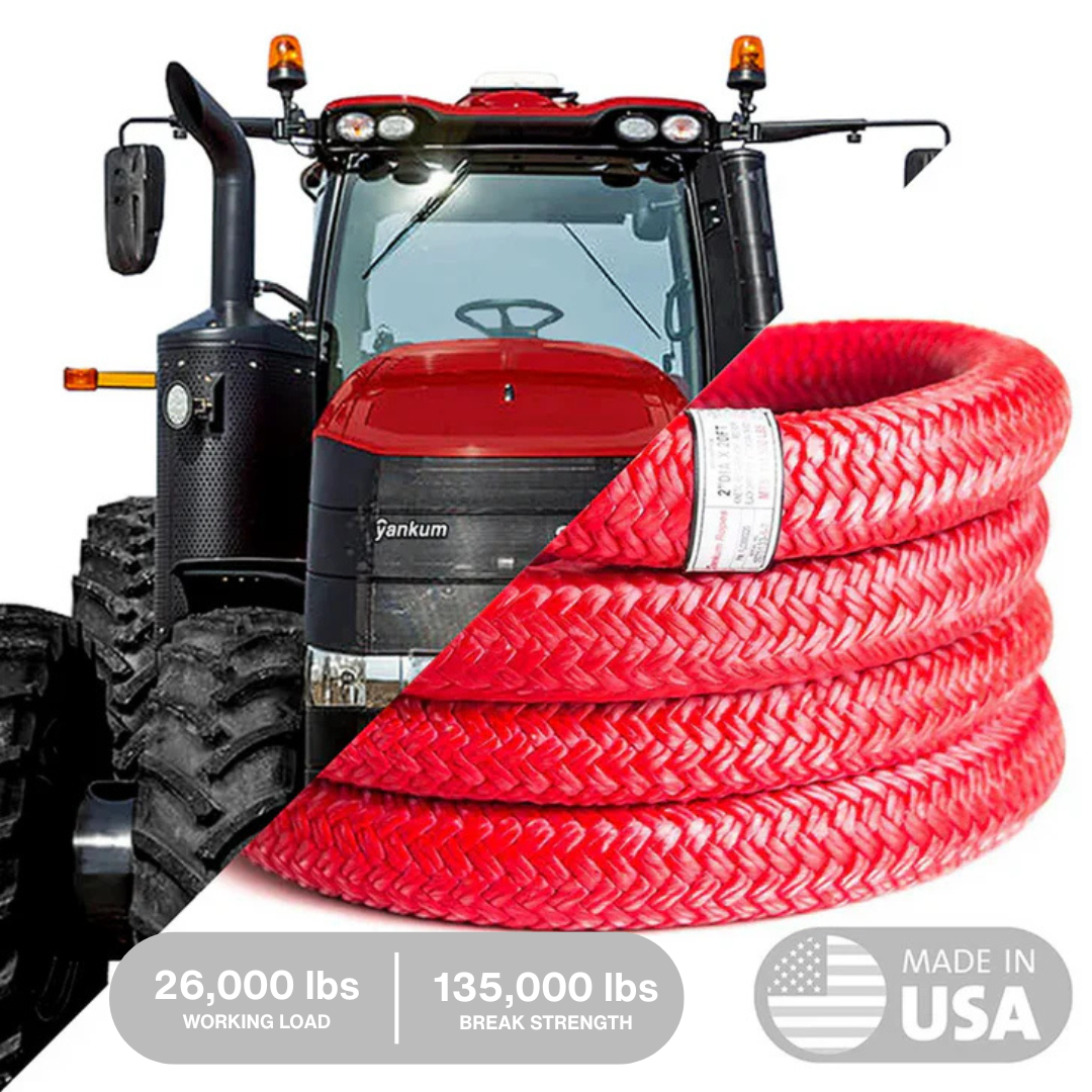 Hi-Vis Kinetic Recovery Rope