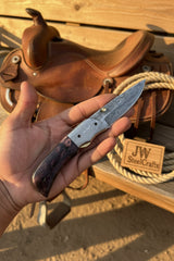 Rosewood Ridge Folder Knife 6" Handmade Rosewood Handle Liner Lock