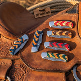 Wovencord Pocket Knife Set 8.5" Handmade Set of 5 Damascus Steel Blades