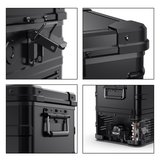 APL35 Dual Zone Aluminum Black Fridge | ICECO | 35 LT