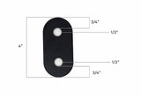Recovery Board Mounts for Bed Rack