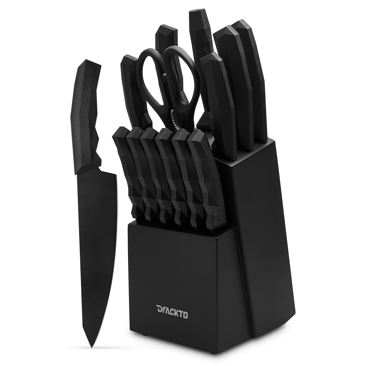 Boulder Series 15 Piece Cutlery Set // Black