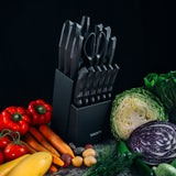 Boulder Series 15 Piece Cutlery Set // Black