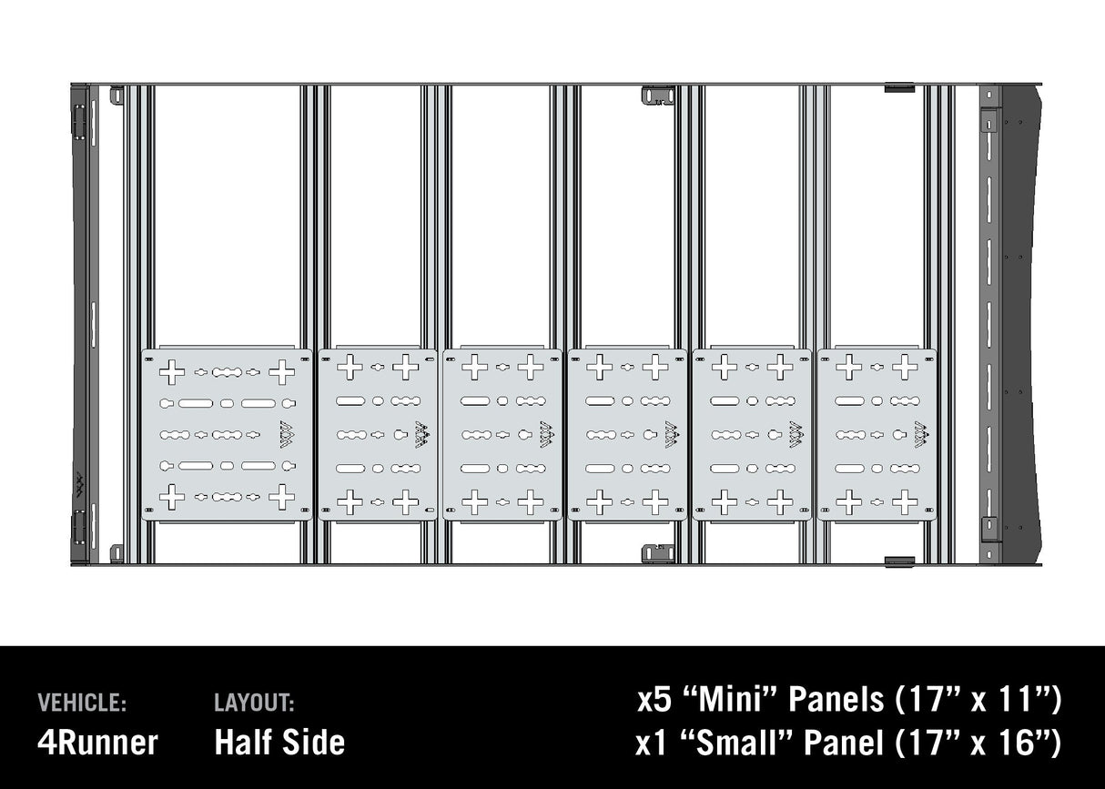 DRIFTR Roof Rack Deck Accessory Panels