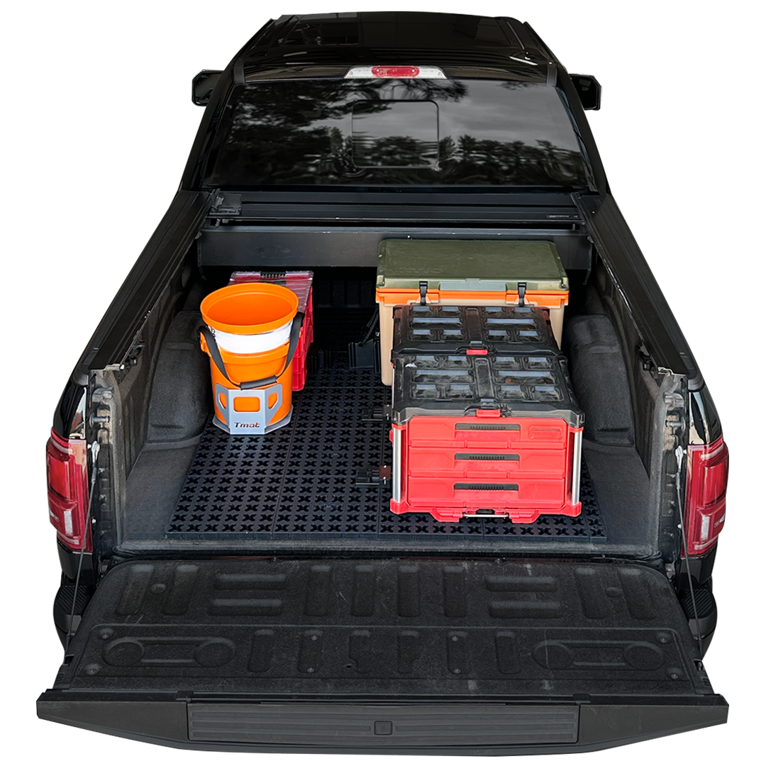 Tmat Midsize Truck Bed Organizer Slide Out Mat | Universal Fit