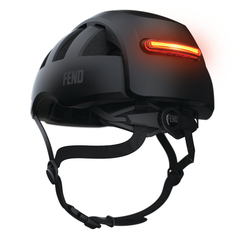 JackRabbit FEND Super Helmet + Lights Large Black