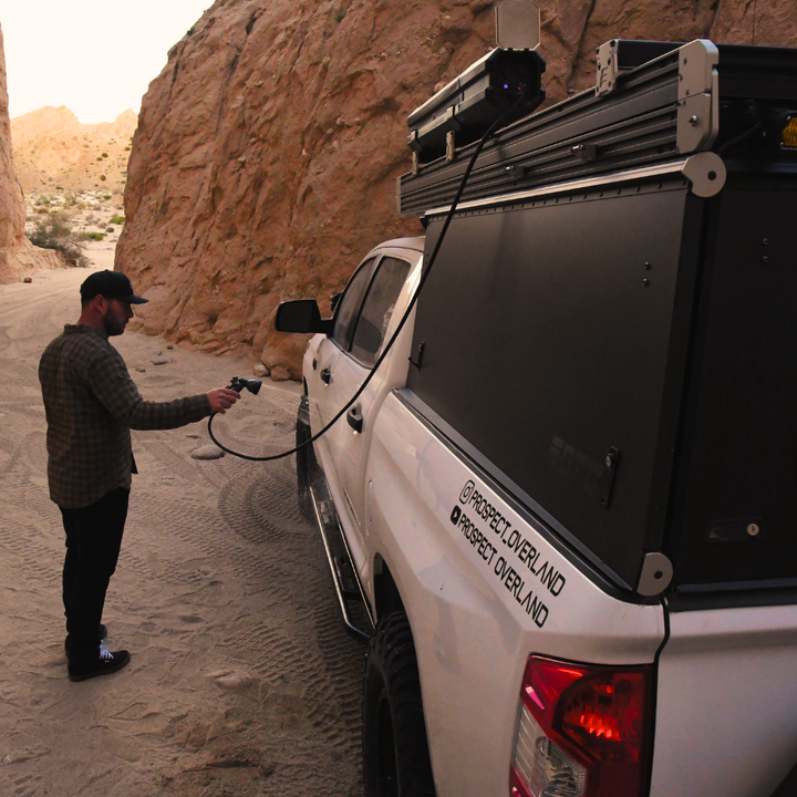 RinseKit Rack Shower Electric Portable Shower