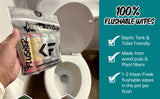 The Flusher - 100 Pack - Flushable Wipes