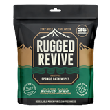 Rugged Revive - Rinse-Free Bath Sponge One (25 Pack)