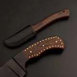 Hand-Forged High Carbon Steel Bowie Knife 13-Inch Trailing Point