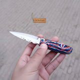 Handmade Skinner Knife Resin Handle Fixed Blade Hunting Knife JW SteelCrafts