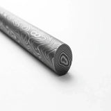 Ravenline Damascus Rod Handmade 10 Inch Round Bar for Ring Making